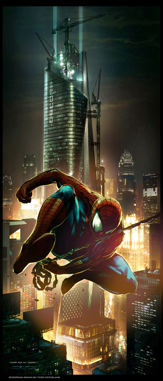 Illustration for article titled Brand new Amazing Spider-Man concept art takes you deep inside OsCorp!